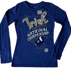 University of Notre Dame Football National Championship 2013 Long-Sleeve Tee, M
